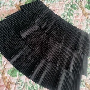 Elegant Black Pleated Top